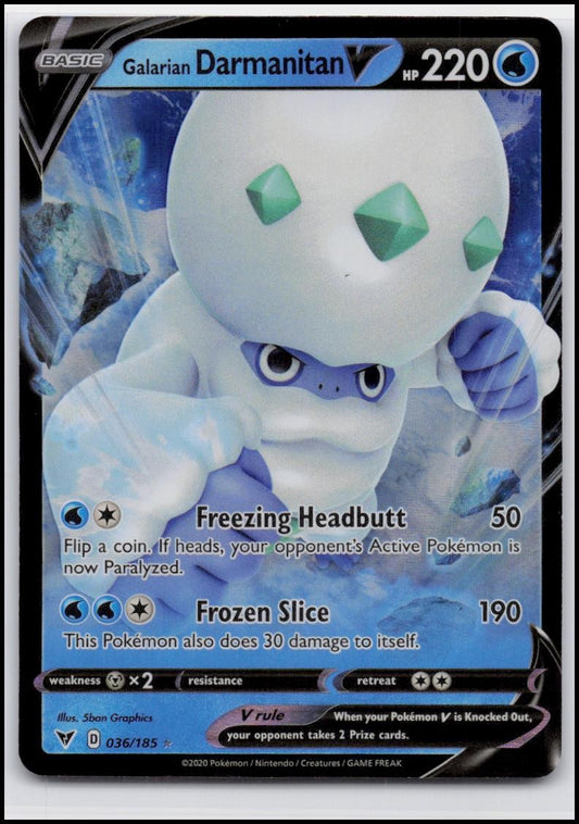 SWSH04: Vivid Voltage #036/185 Galarian Darmanitan V