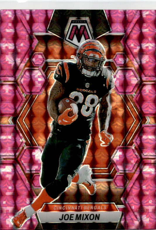 2023 Mosaic Pink Prizm #41 Joe Mixon Cincinnati Bengals
