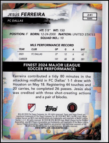 2024 Finest MLS #241 Jesús Ferreira