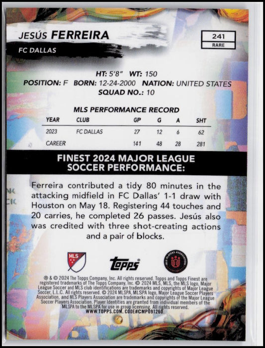 2024 Finest MLS #241 Jesús Ferreira