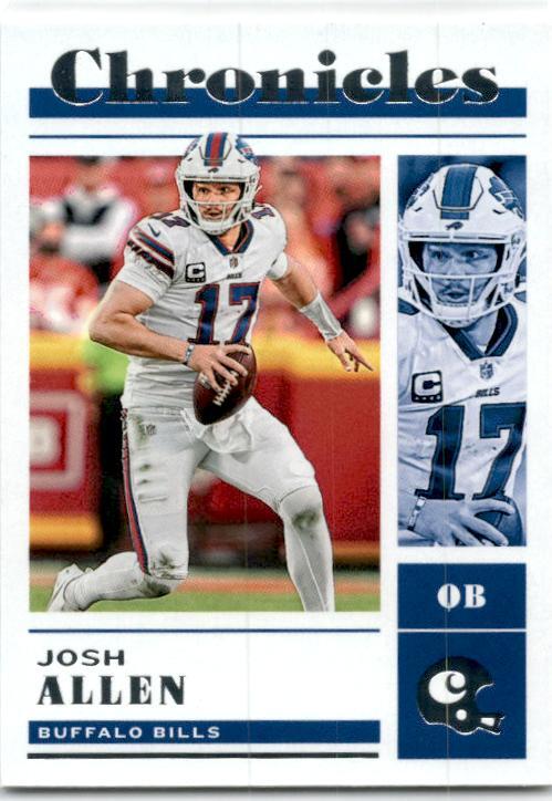 2022 Panini Chronicles Teal #1 Josh Allen Buffalo Bills