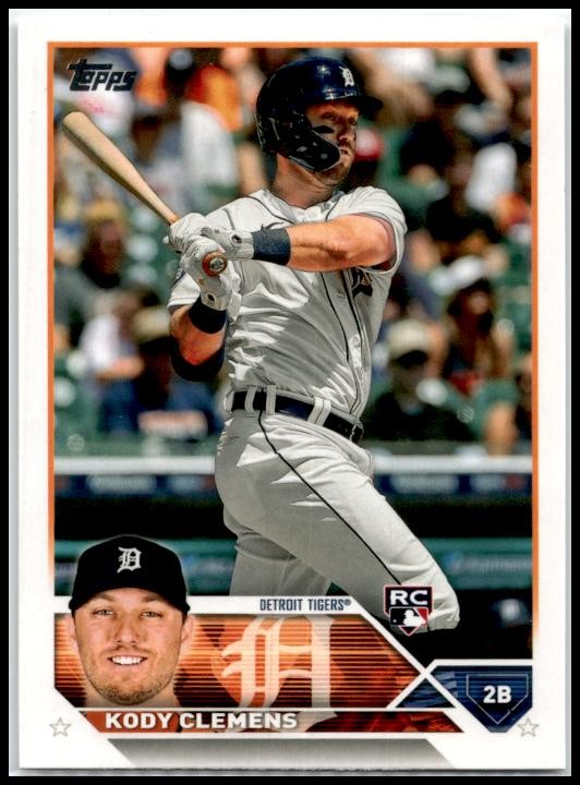 2023 Topps #176 Kody Clemens Detroit Tigers