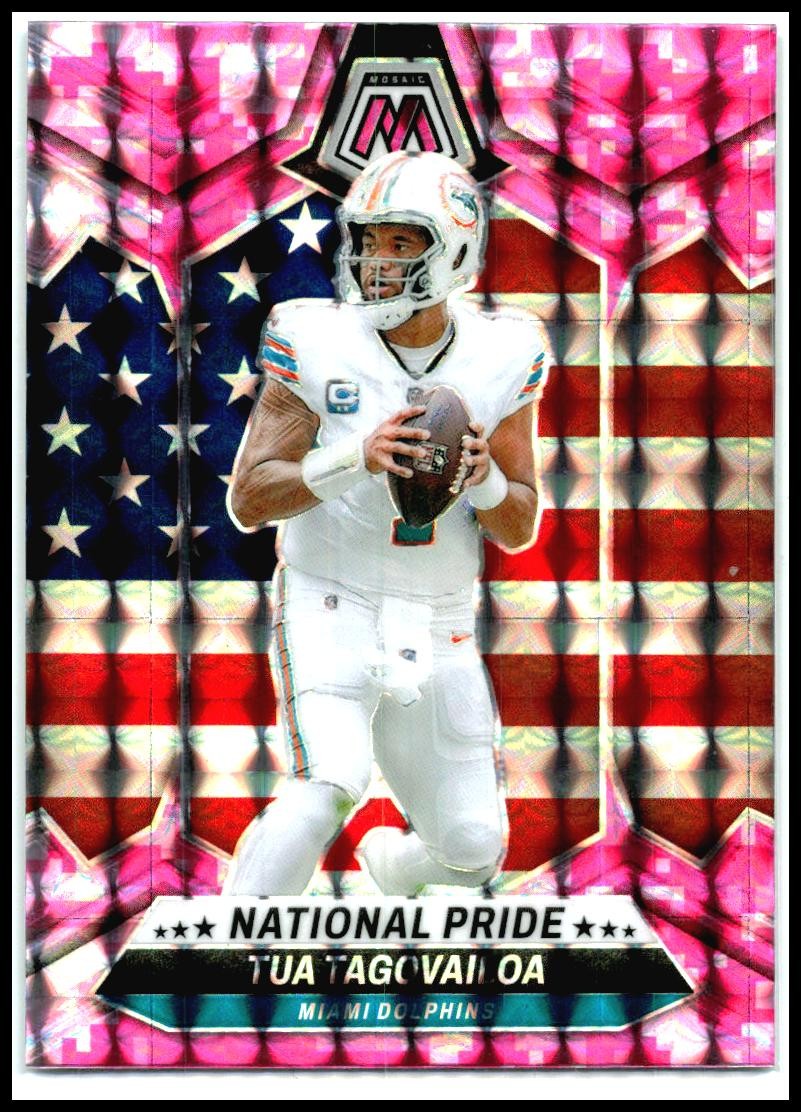 2024 Panini Mosaic Mosaic Camo Pink #251 Tua Tagovailoa Miami Dolphins