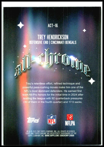 2025 Topps Chrome all-chrome #ACT-16 Trey Hendrickson