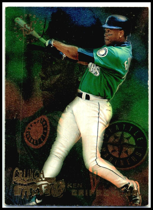 1995 Stadium Club Crunch Time #9 Ken Griffey Jr. Seattle Mariners
