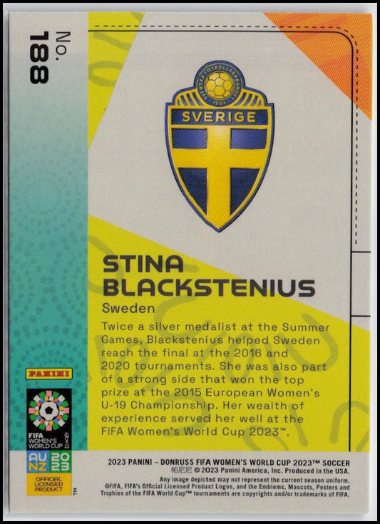 2023 Donruss FIFA Women's World Cup #188 Stina Blackstenius