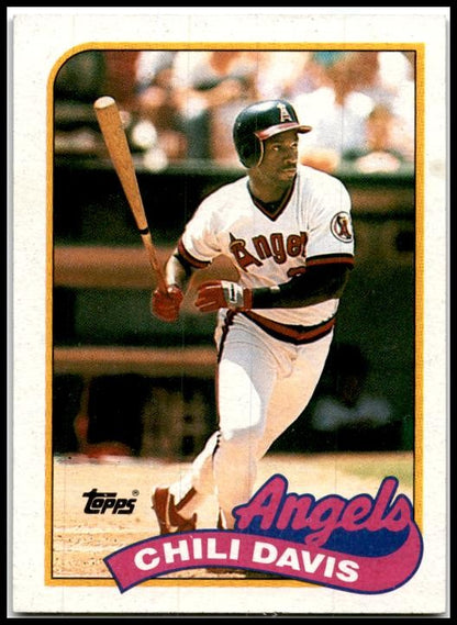 1989 Topps #525 Chili Davis California Angels