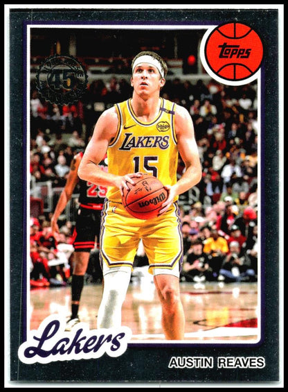 2025-26 Topps 1980-81 Topps Basketball #80BK-6 Austin Reaves Los Angeles Lakers