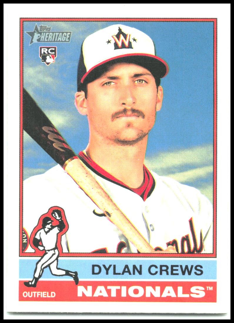 2025 Topps Heritage #247 Dylan Crews Rookie Nationals