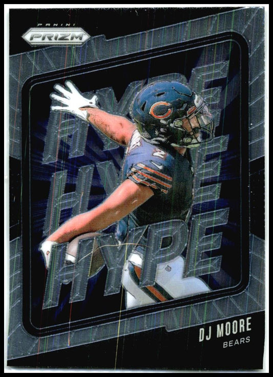 2024 Panini Prizm Hype #15 DJ Moore Chicago Bears