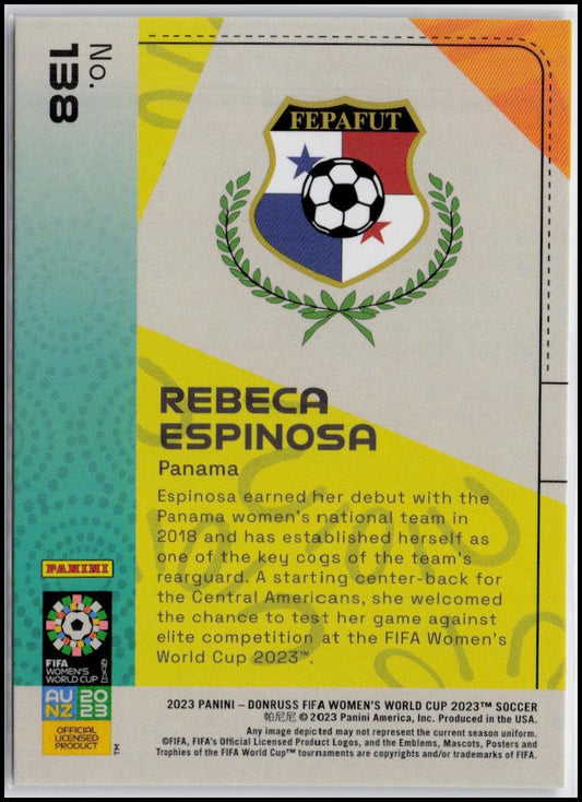 2023 Donruss FIFA Women's World Cup #138 Rebeca Espinosa