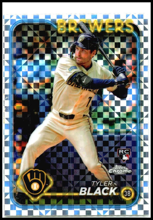 2024 Topps Chrome Update X-Fractors #USC174 Tyler Black Milwaukee Brewers