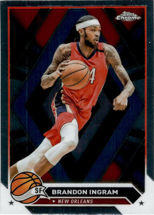 2023-24 Topps Chrome Basketball #150 Brandon Ingram New Orleans Pelicans