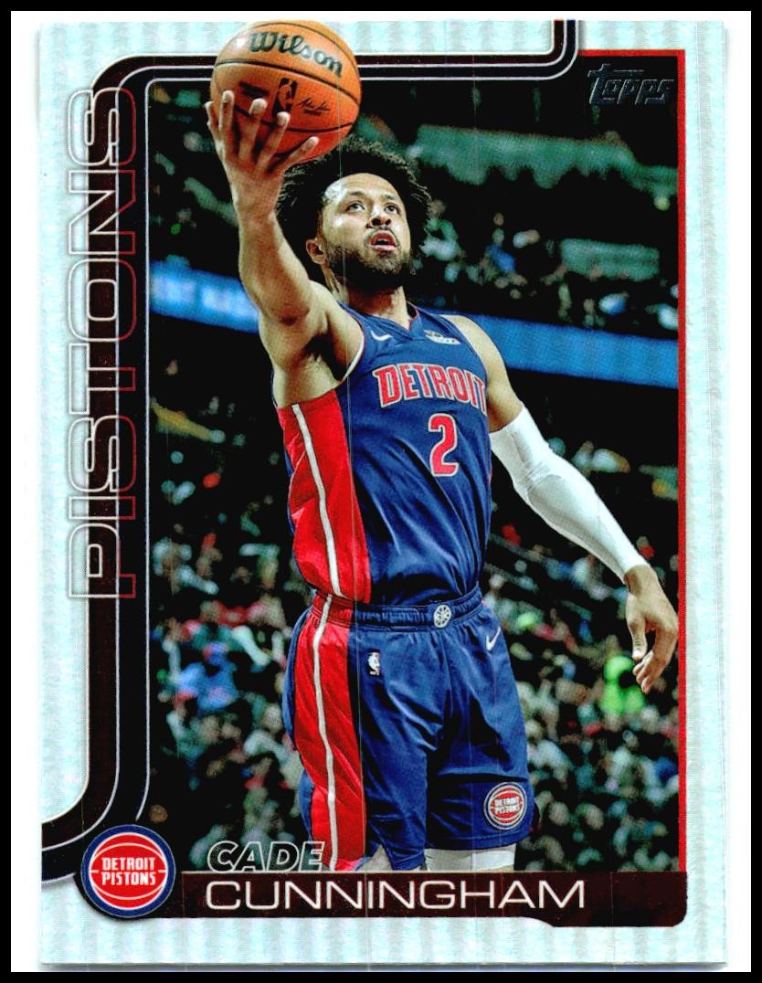2025-26 Topps Foil #40 Cade Cunningham Detroit