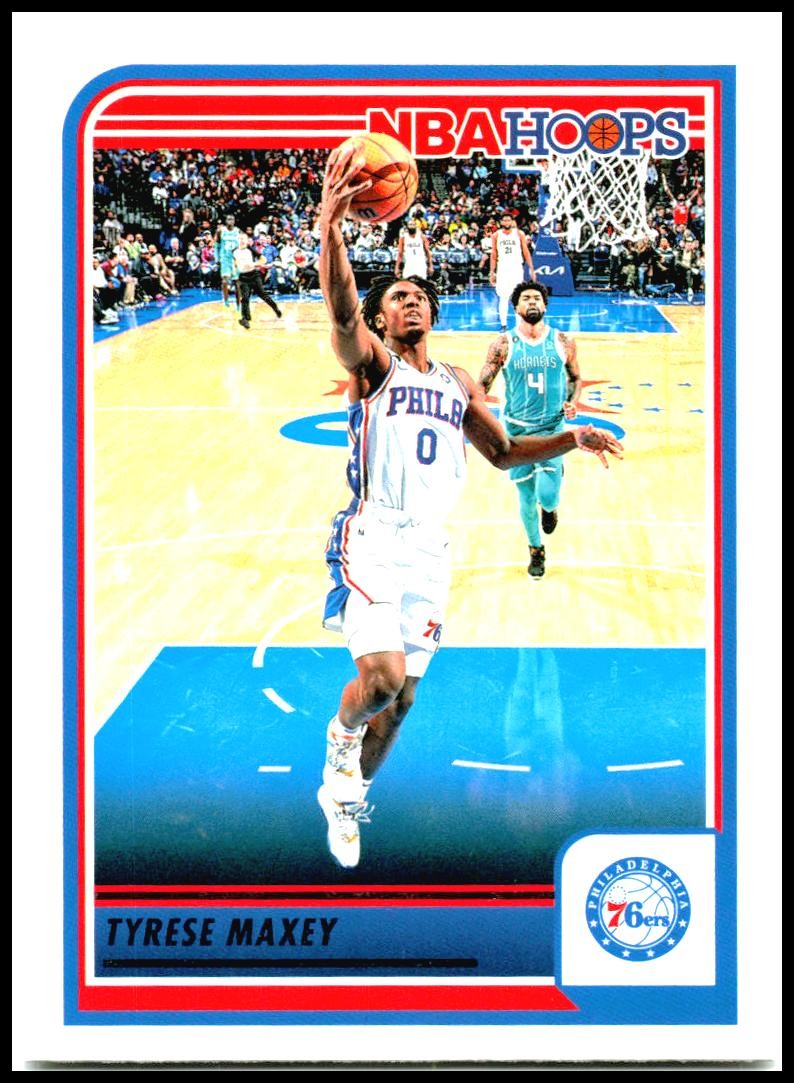 2023-24 Hoops #66 Tyrese Maxey Philadelphia 76ers