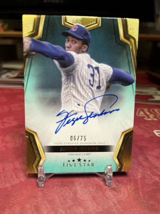 2024 Topps Five Star #FSA-FJ Fergie Jenkins Auto Chicago Cubs