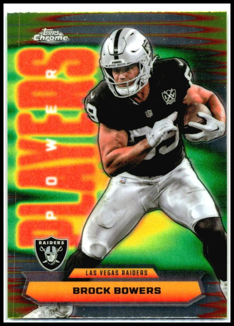 2025 Topps Chrome power players #PP-31 Brock Bowers