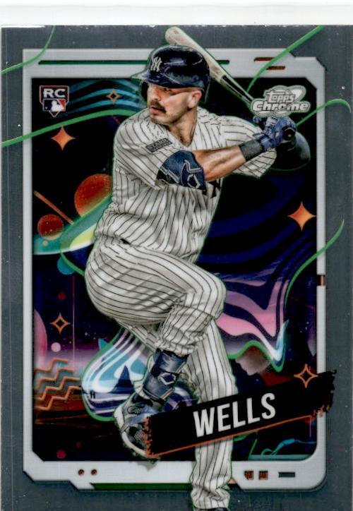 2024 Topps Chrome Cosmic #88 Austin Wells Rookie New York Yankees