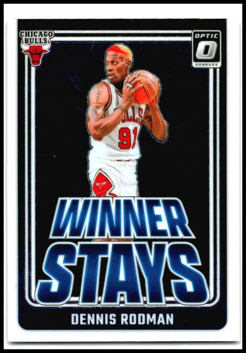 2024-25 Donruss Optic Winner Stays #16 Dennis Rodman Chicago Bulls