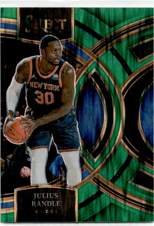 2023-24 Panini Select Green Shock Prizms #155 Julius Randle New York Knicks
