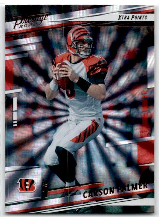 2022 Panini Prestige Xtra Points Sunburst #66 Carson Palmer Cincinnati Bengals