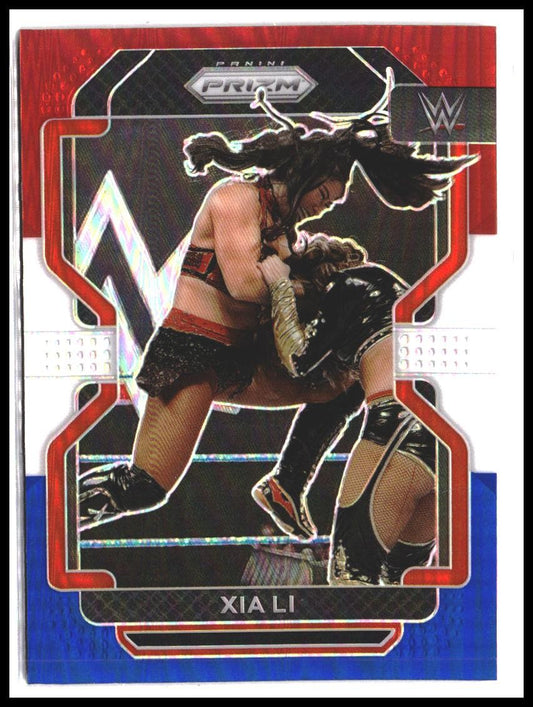 Xia Li #158 2022 Panini Prizm WWE Red, White and Blue