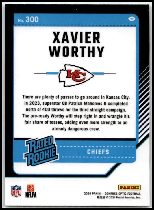 2024 Panini Donruss Optic #300 Xavier Worthy