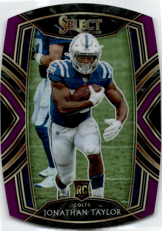2020 Select Purple Prizm Die Cut #253 Jonathan Taylor RC Indianapolis Colts