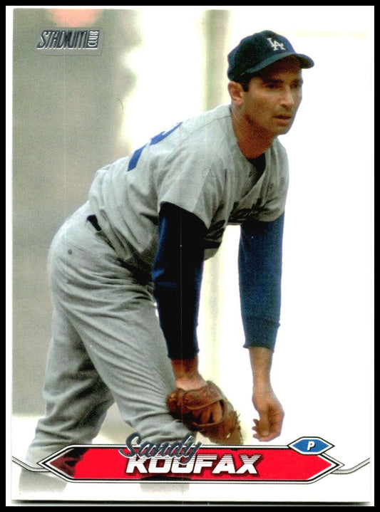 2024 Stadium Club #255 Sandy Koufax Los Angeles Dodgers