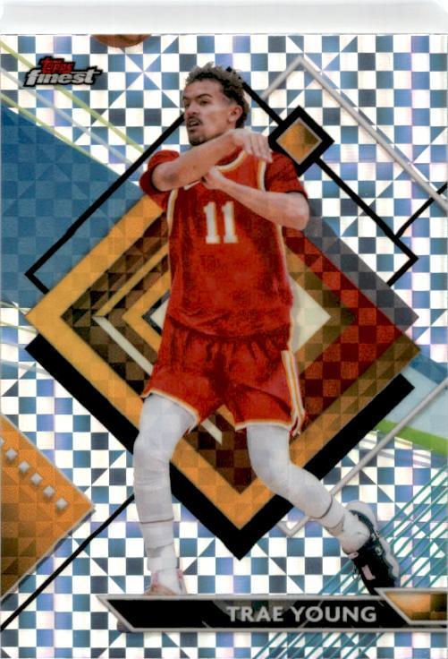 2023-24 Topps Finest Rare Xfractor #202 Trae Young Hawks