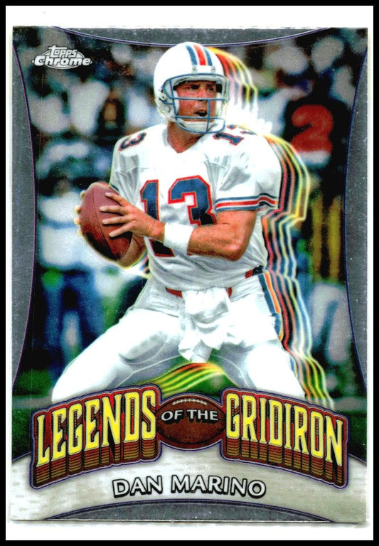 2024 Topps Chrome Legends of the Gridiron #LOG-12 Dan Marino Miami Dolphins