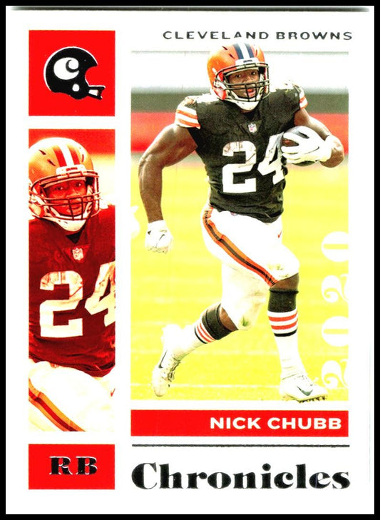 2020 Panini Chronicles Bronze #23 Nick Chubb Cleveland Browns