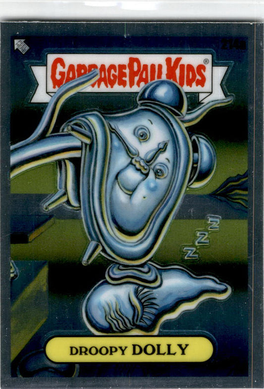2022 Topps Chrome Garbage Pail Kids Droopy Dolly # 214A