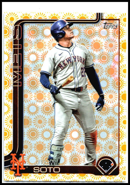 2025 Topps Holiday Sun #700 Juan Soto New York Mets