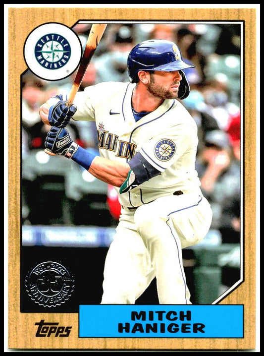 2022 Topps 1987 Topps Baseball 35th Anniversary #87TB-39 Mitch Haniger Seattle