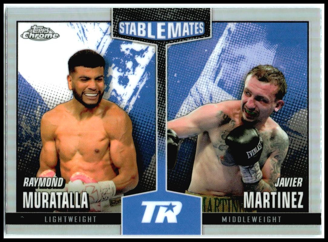 2024 Topps Chrome Boxing Stablemates #SM-10 Muratalla / Martinez