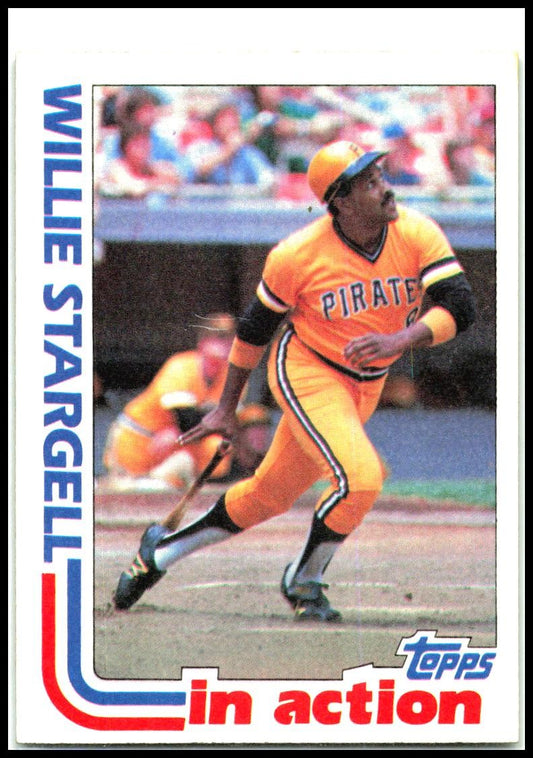 1982 Topps Blackless #716 Willie Stargell Pittsburgh Pirates