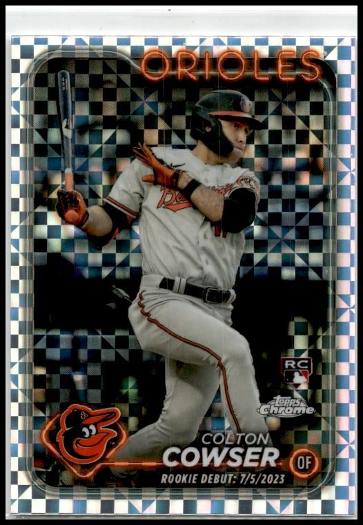 2024 Topps Chrome Update X-Fractors #USC154 Colton Cowser Baltimore Orioles