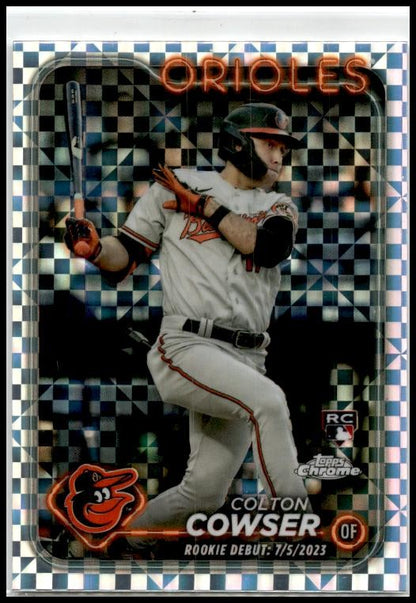 2024 Topps Chrome Update X-Fractors #USC154 Colton Cowser Baltimore Orioles