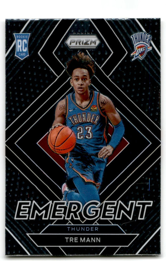 2021-22 Prizm Emergent Tre Mann Oklahoma City Thunder #21