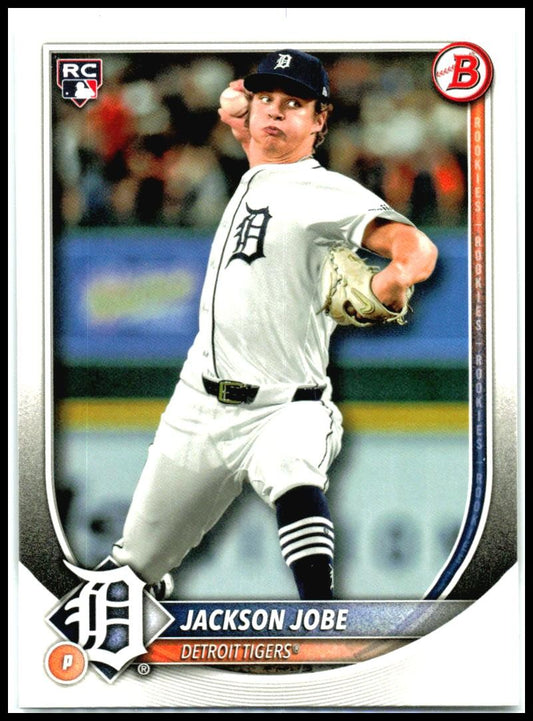 2025 Bowman #50 Jackson Jobe Rookie Detroit Tigers