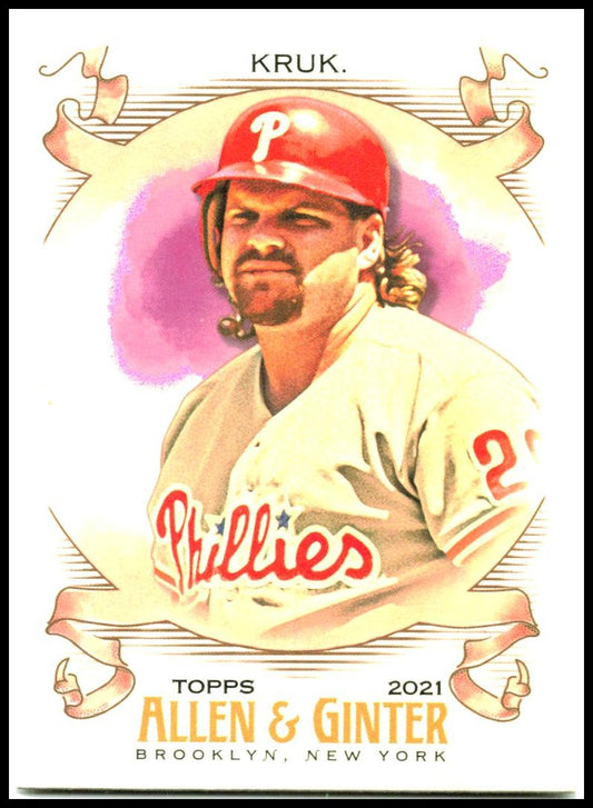 2021 Topps Allen & Ginter #306 John Kruk Philadelphia Phillies