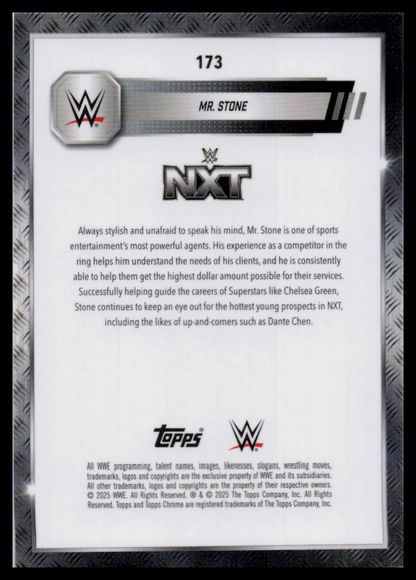 2024 Topps Chrome WWE #163 Mr. Stone