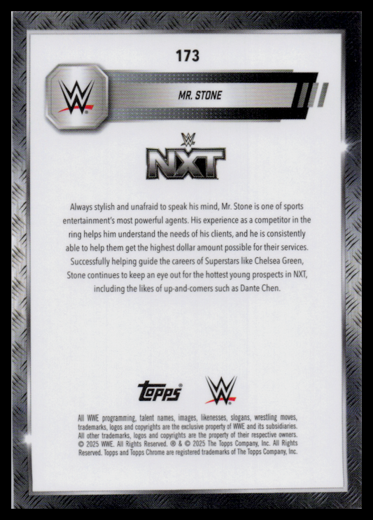 2024 Topps Chrome WWE #163 Mr. Stone
