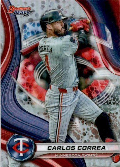 2024 Bowman's Best Refractors #40 Carlos Correa Minnesota Twins