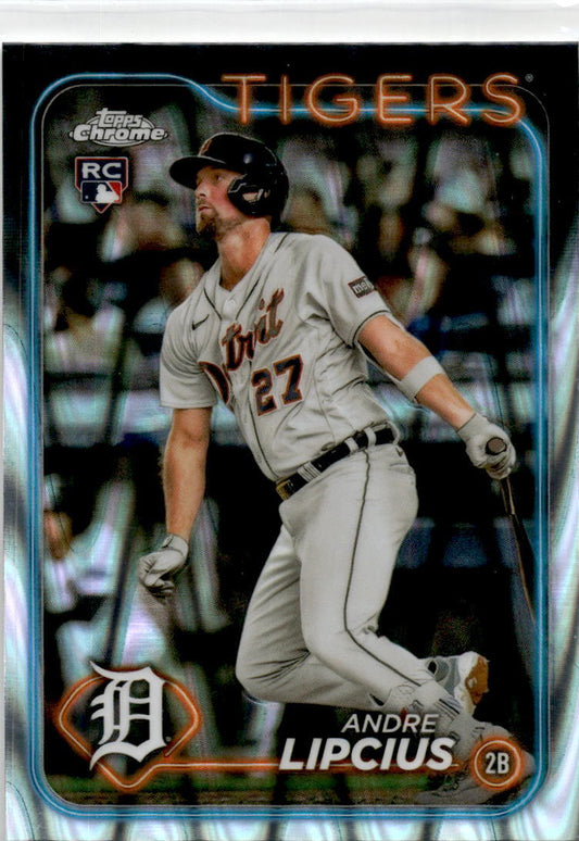 2024 Topps Raywave Refractor #509 Andre Lipcius Rookie Detroit Tigers
