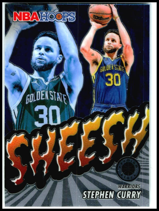 2023-24 Hoops Premium Stock Sheesh Silver Prizm #5 Stephen Curry Warriors