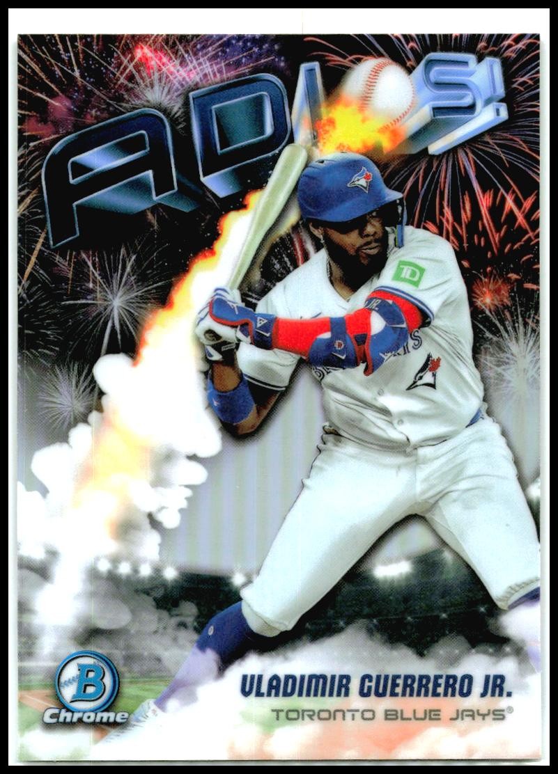 2025 Bowman Chrome Adios #AD-22 Vladimir Guerrero Jr. Toronto Blue Jays