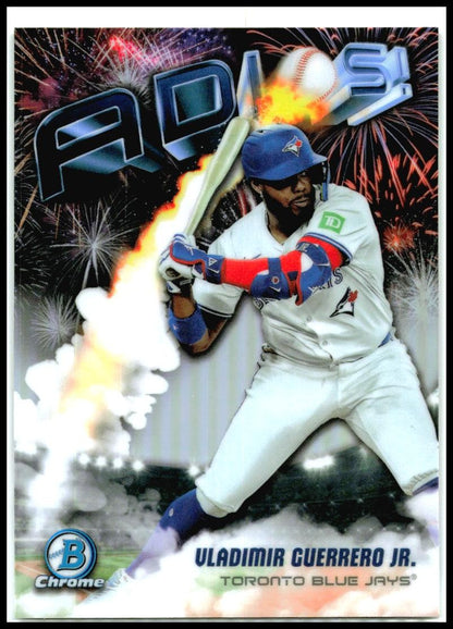 2025 Bowman Chrome Adios #AD-22 Vladimir Guerrero Jr. Toronto Blue Jays