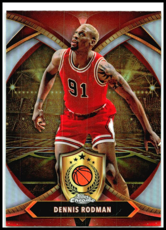 2024-25 Topps Chrome Ball of Duty #BOD-18 Dennis Rodman Chicago Bulls